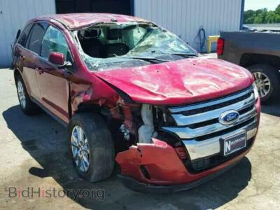 2013 Ford EDGE EDGE LIMIT, red — VIN 2FMDK3KC9DBB59510, Copart
