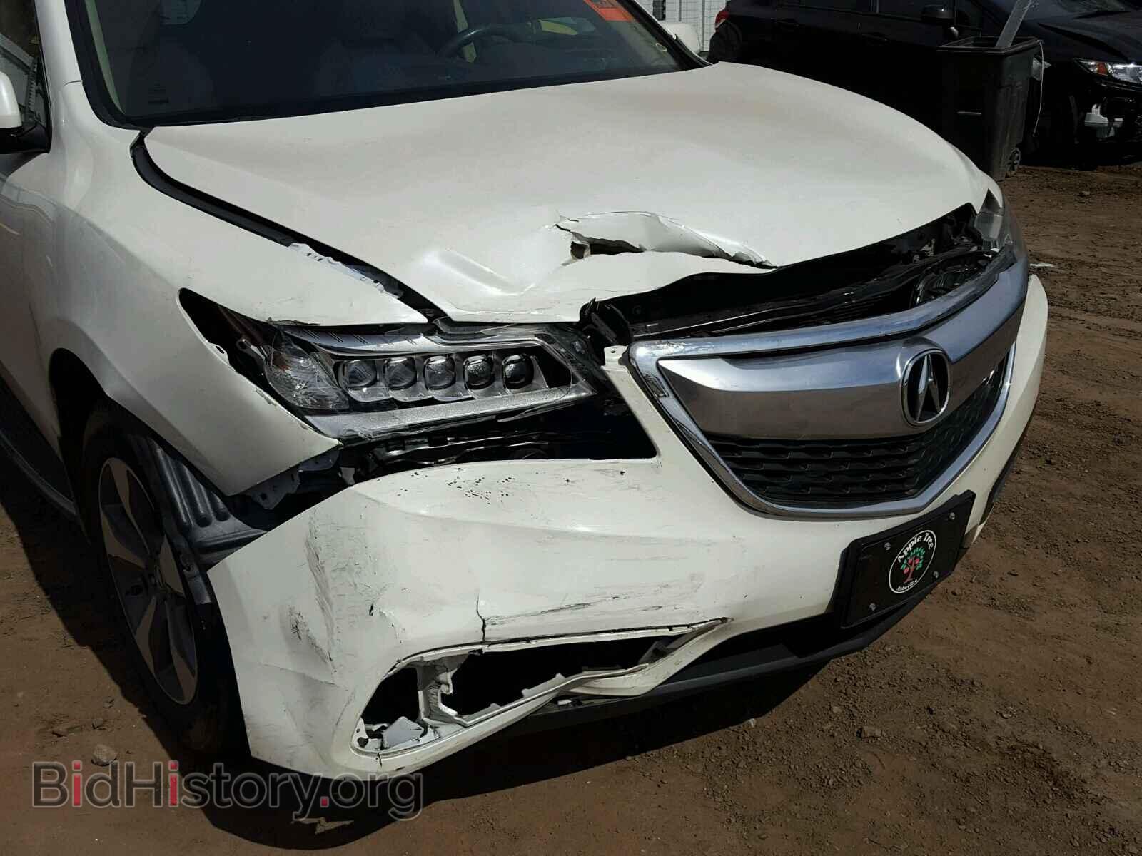 2014 ACURA MDX - VIN: 5FRYD4H27EB013629 - Фото 9