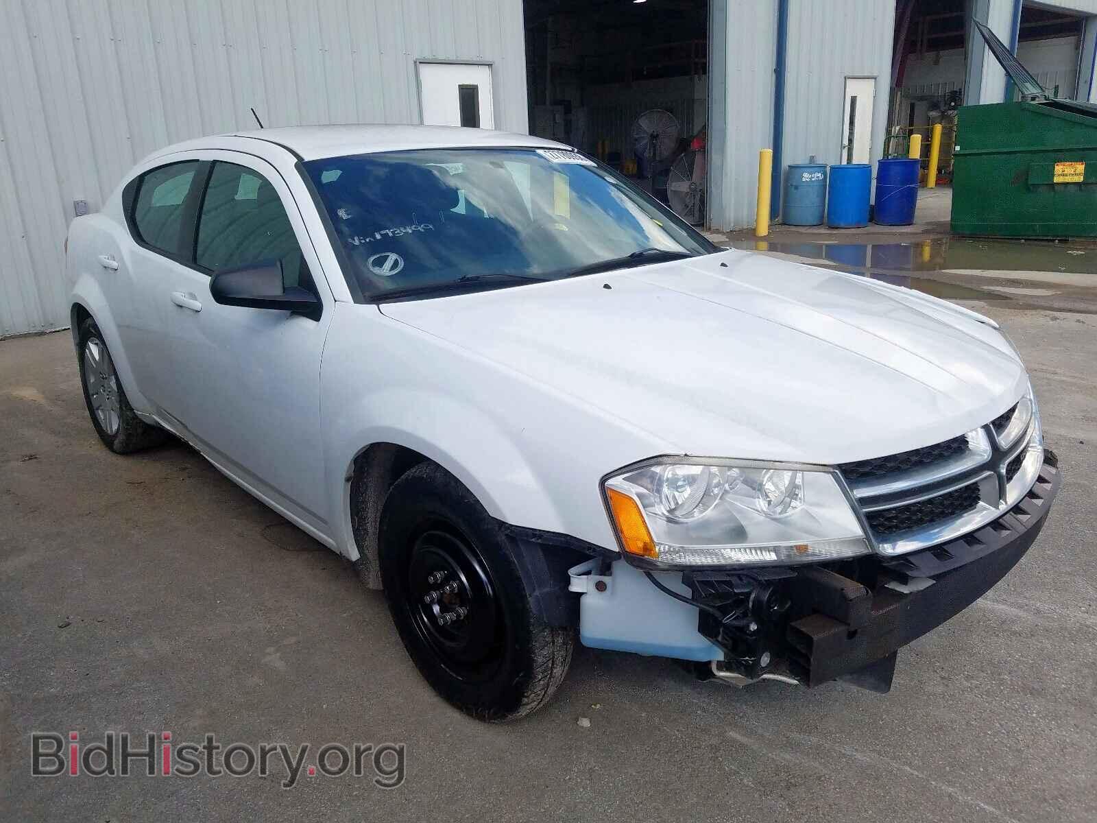 Фотография 1C3CDZAB7EN173499 - DODGE AVENGER 2014