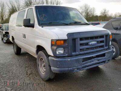 2010 Ford ECONOLINE, white — VIN 1FTSS3EL4ADA59067, Copart