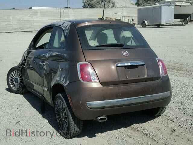 2012 FIAT 500 - VIN: 3C3CFFCR8CT139930 - Фото 3