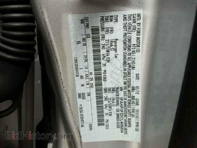 2012 FORD FOCUS - VIN: 1FAHP3F23CL408204 - Photo 10