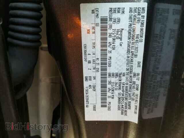 2012 FORD FOCUS - VIN: 1FAHP3K25CL443588 - Фото 10