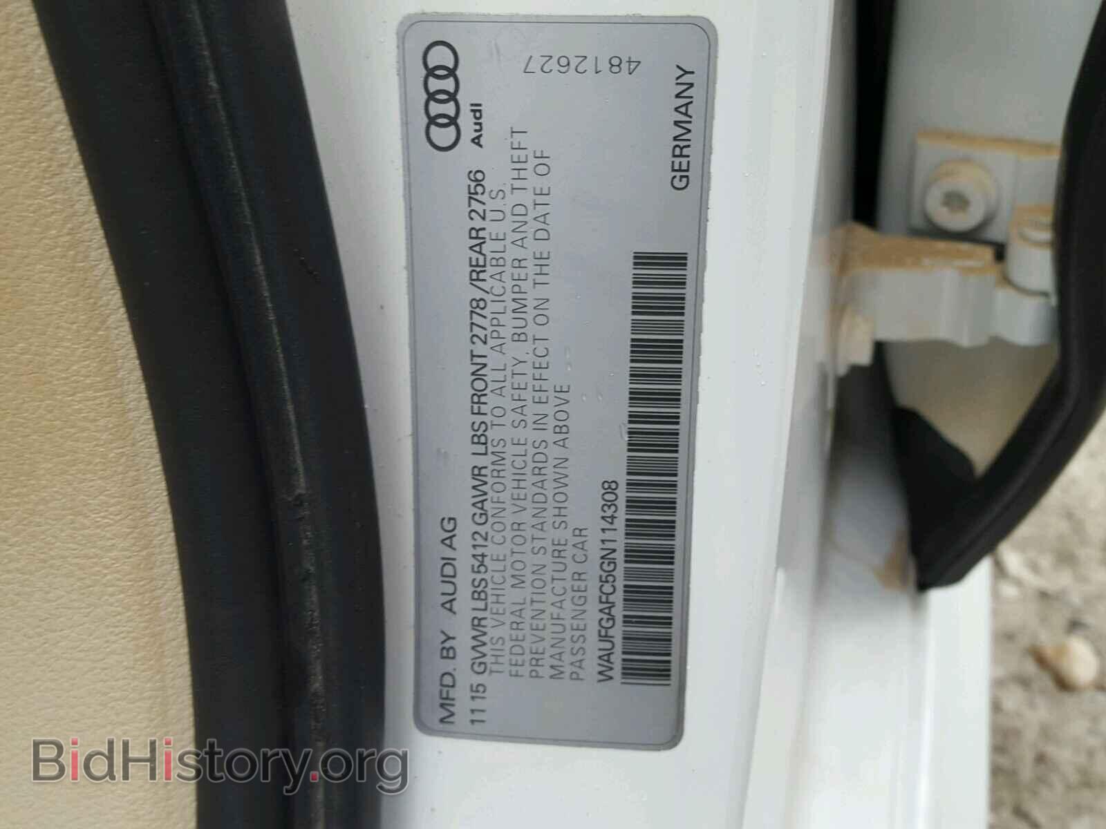 2016 AUDI A6 - VIN: WAUFGAFC5GN114308 - Фото 10