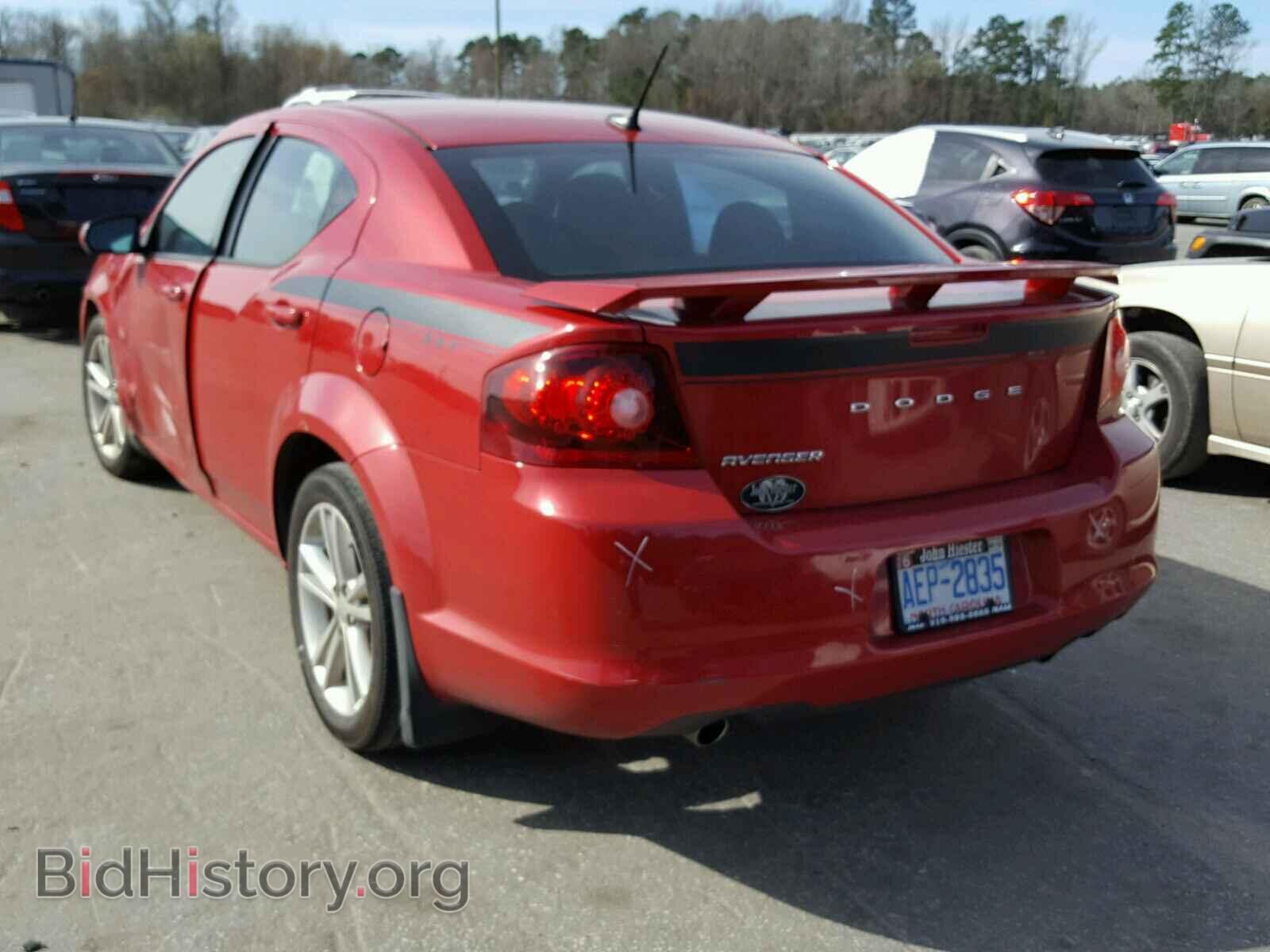 2012 DODGE AVENGER - VIN: 1C3CDZEG2CN112774 - Фото 3