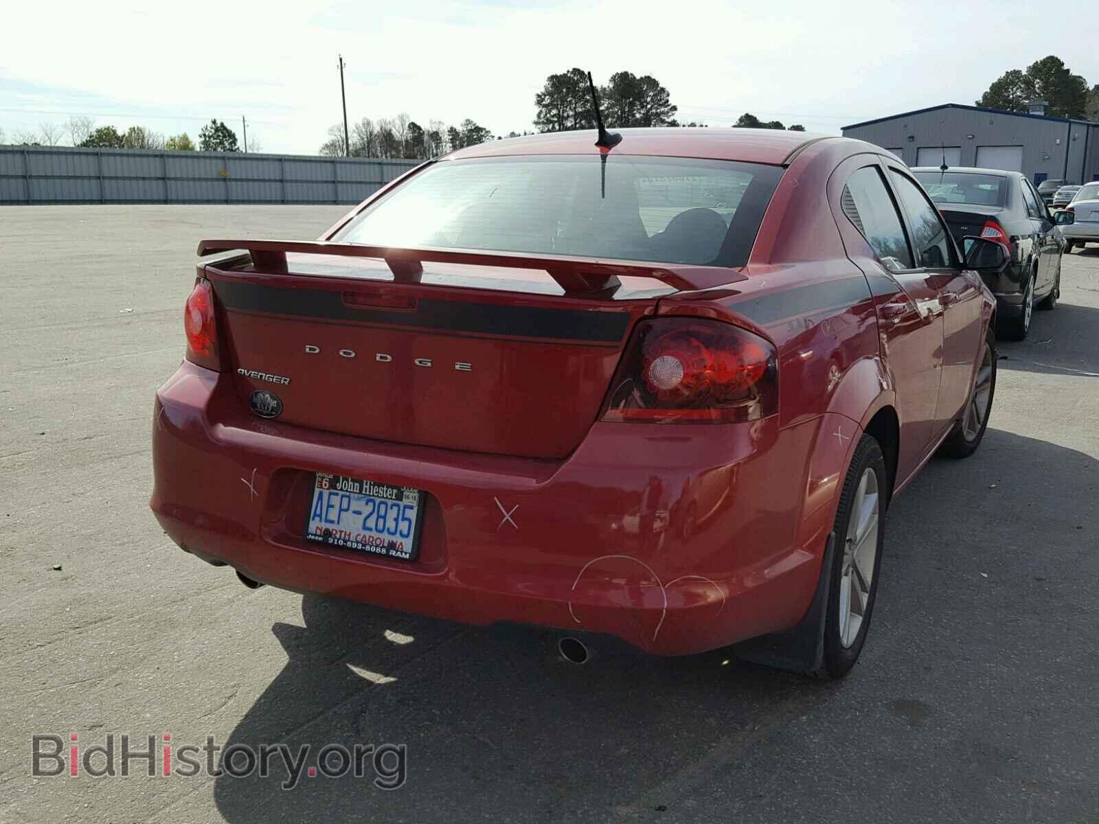 2012 DODGE AVENGER - VIN: 1C3CDZEG2CN112774 - Фото 4