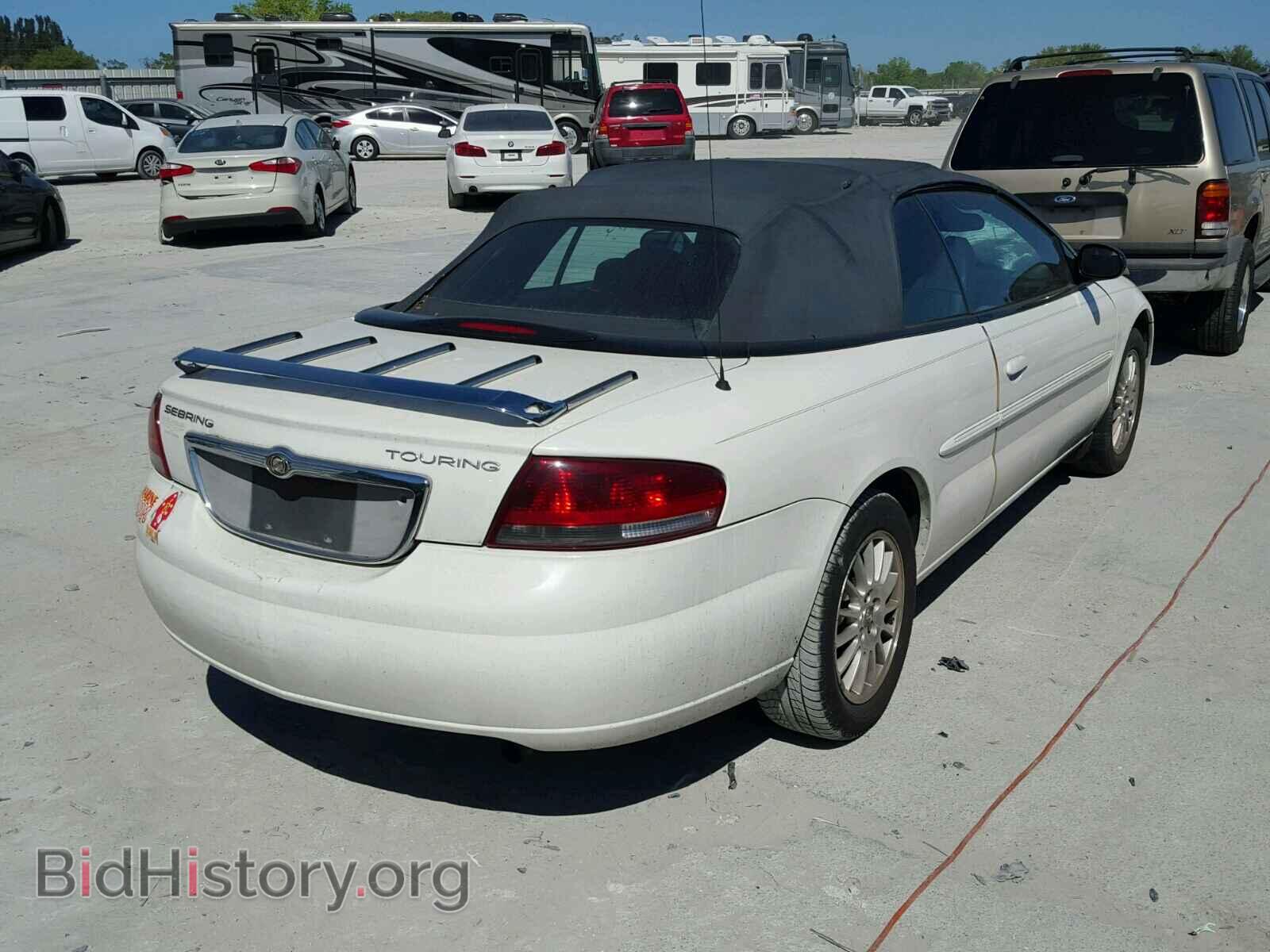 2005 CHRYSLER SEBRING - VIN: 1C3EL55R75N567158 - Фото 4