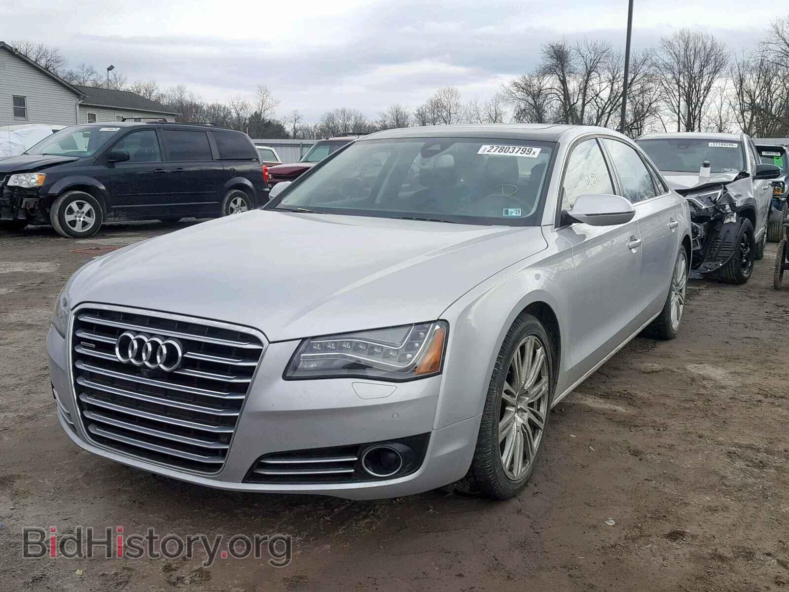 2014 AUDI A8 - VIN: WAURMAFD7EN014674 - Фото 2