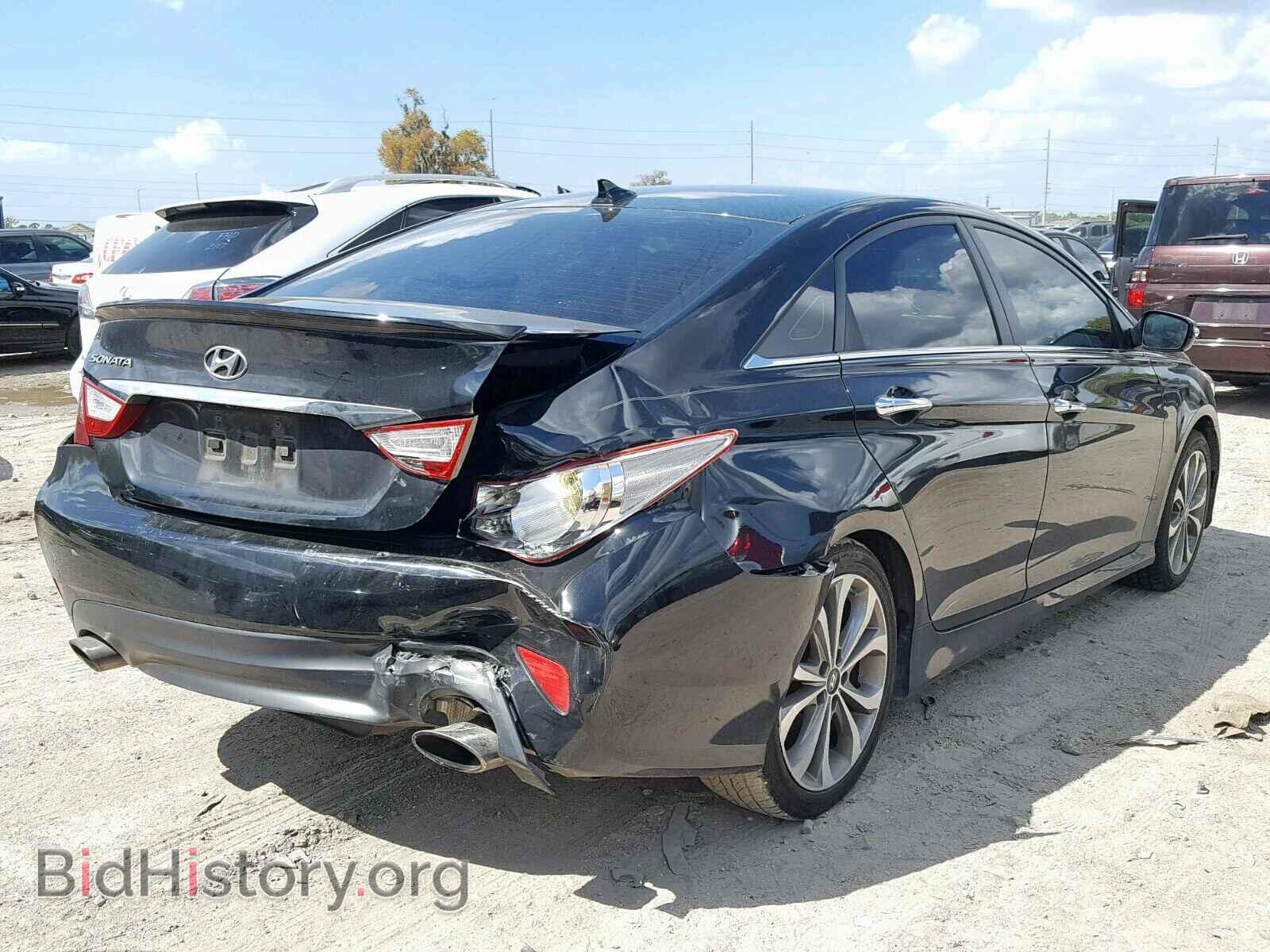 2014 HYUNDAI SONATA - VIN: 5NPEC4AC6EH855986 - Фото 4