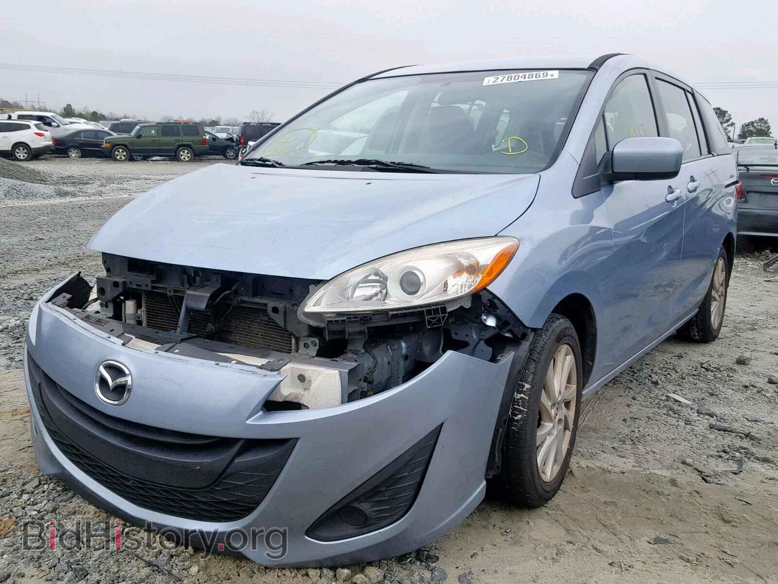 2012 MAZDA 5 - VIN: JM1CW2BL0C0109593 - Фото 2