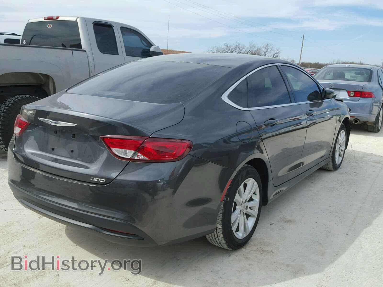 2016 CHRYSLER 200 - VIN: 1C3CCCFBXGN196545 - Фото 4