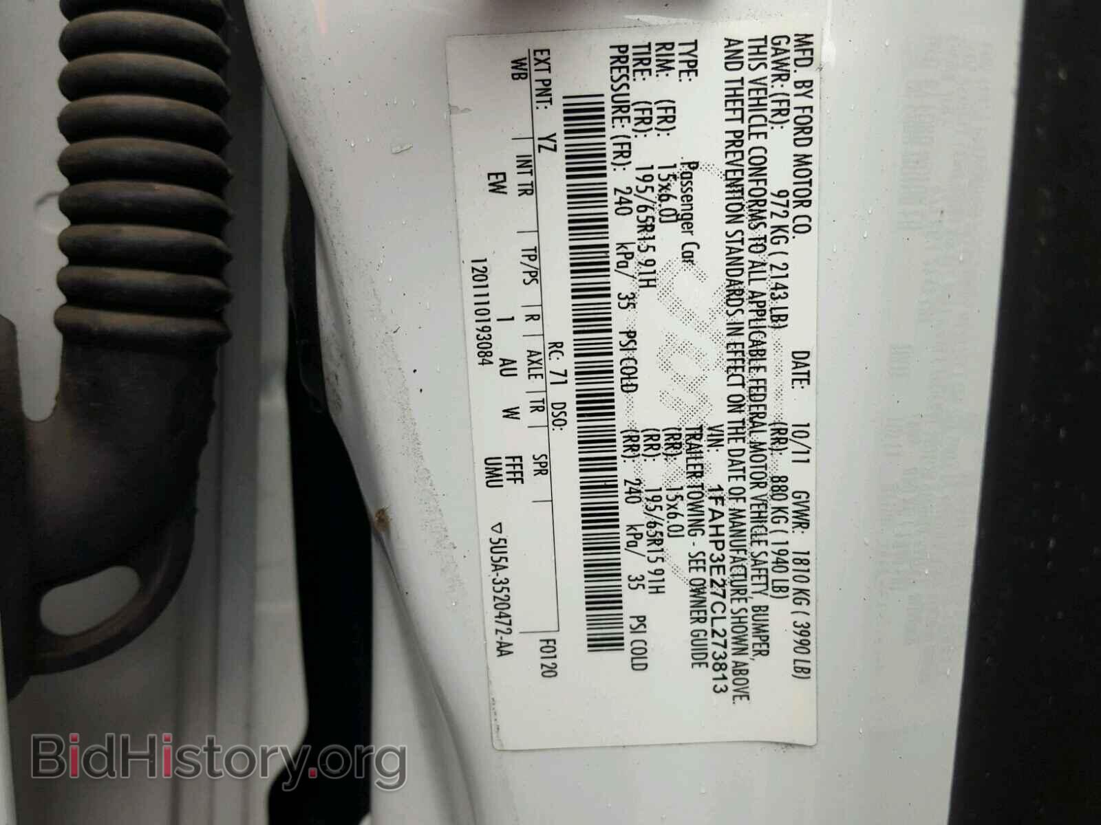 2012 FORD FOCUS - VIN: 1FAHP3E27CL273813 - Photo 10
