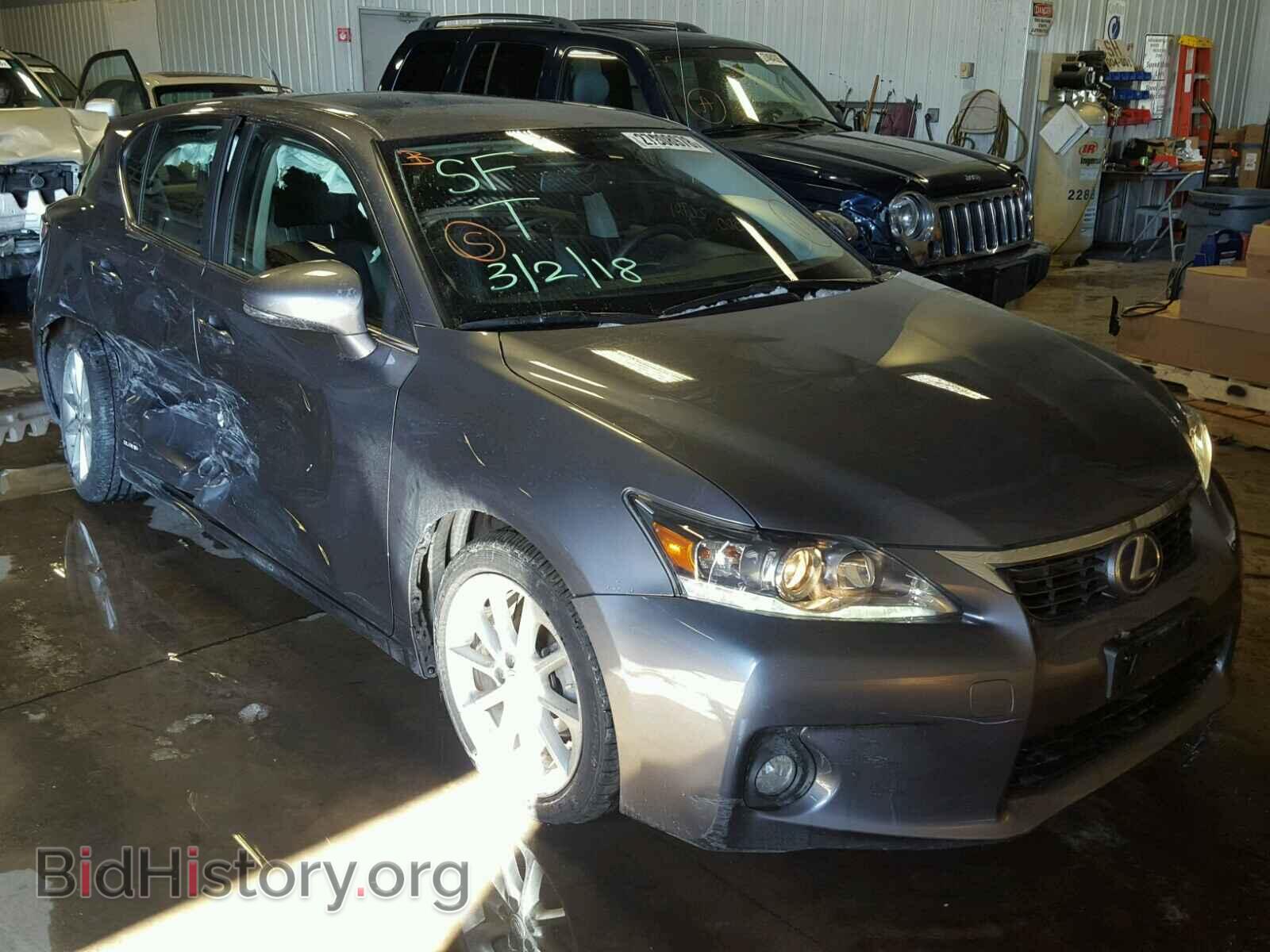 Photo JTHKD5BH4C2062523 - LEXUS CT 200 2012