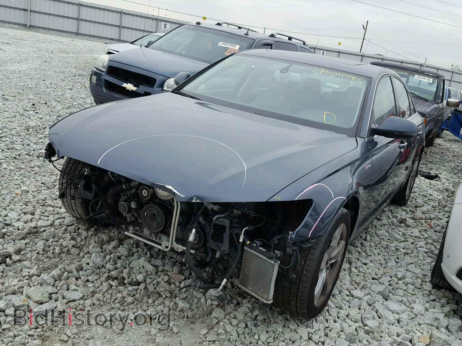 2012 AUDI A6 - VIN: WAUGGAFCXCN103187 - Фото 2