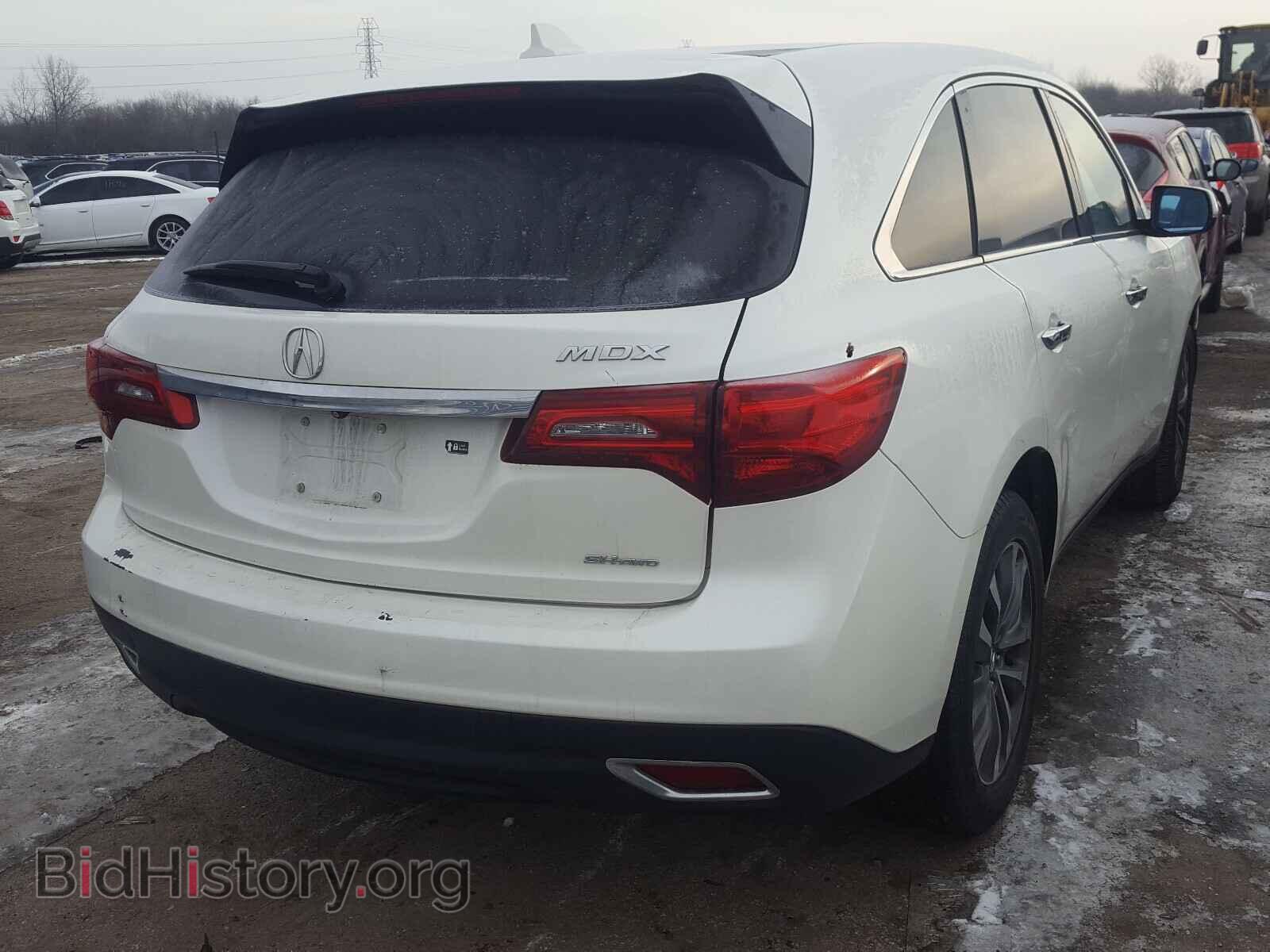 2014 ACURA MDX - VIN: 5FRYD4H42EB038424 - Фото 4