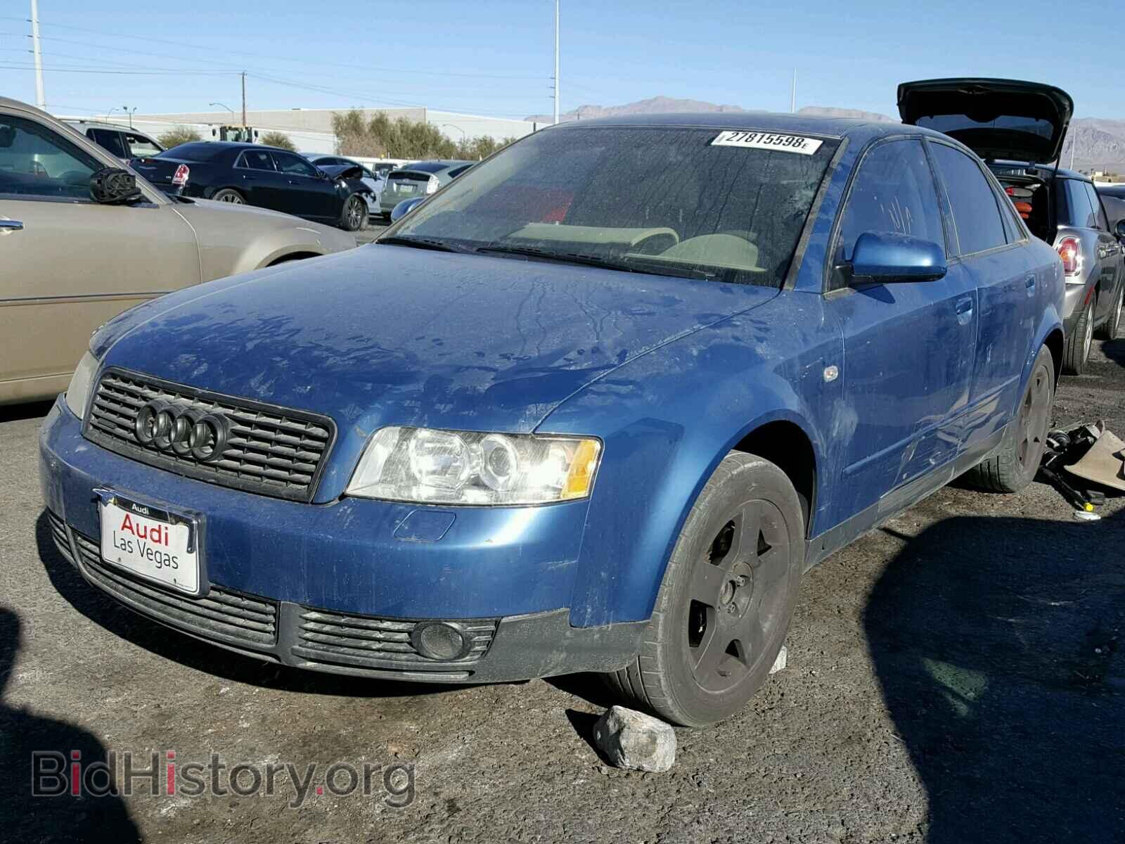 2002 AUDI A4 - VIN: WAULC68EX2A107820 - Фото 2