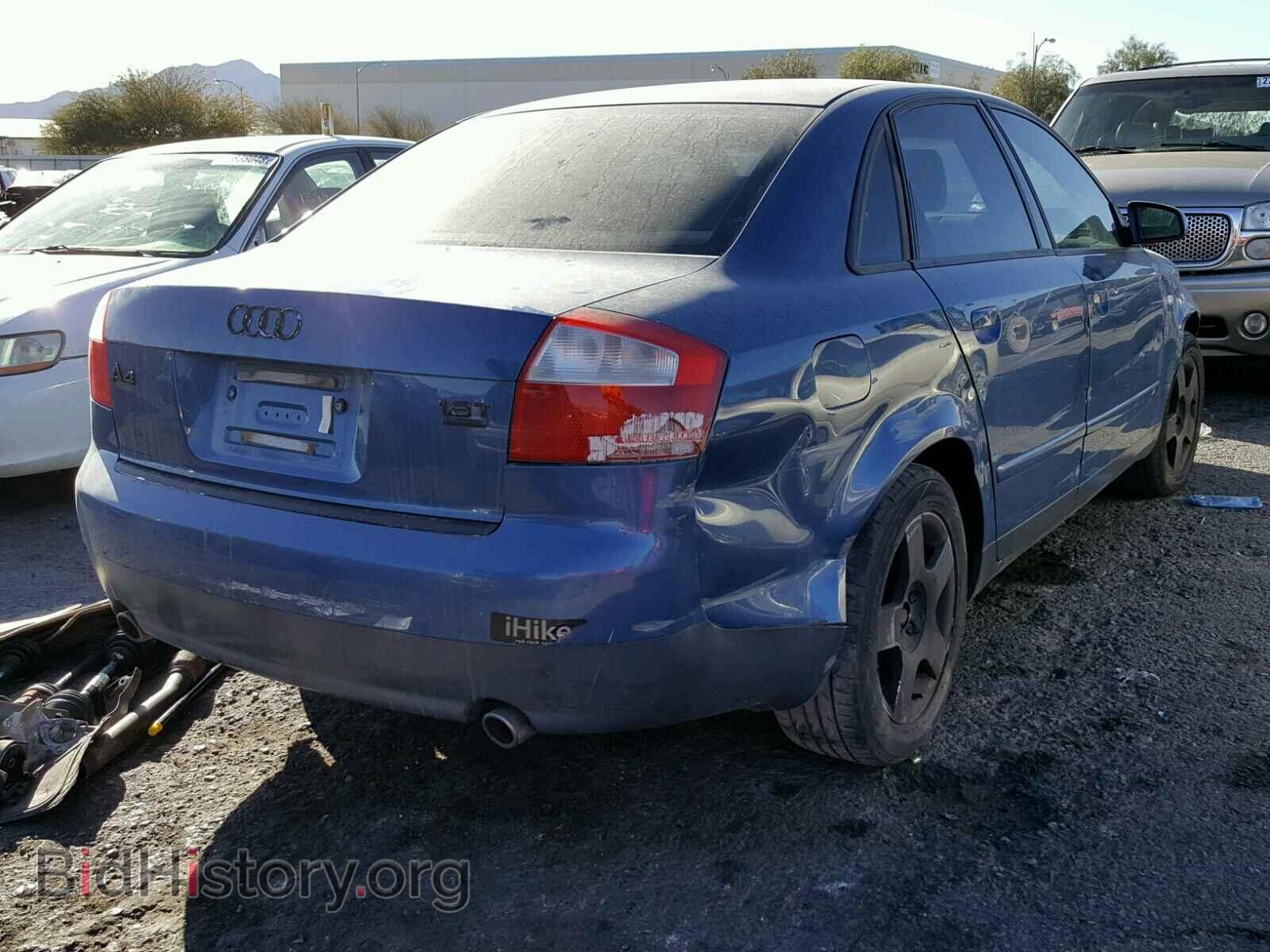 2002 AUDI A4 - VIN: WAULC68EX2A107820 - Фото 4