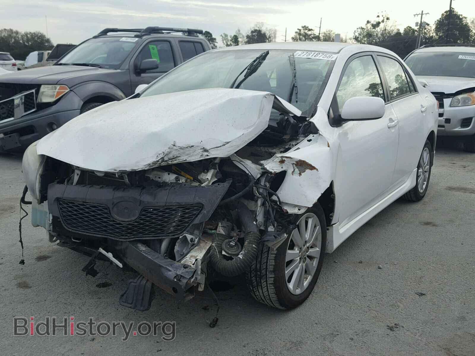 2009 TOYOTA COROLLA BA - VIN: 2T1BU40E99C126358 - Фото 2