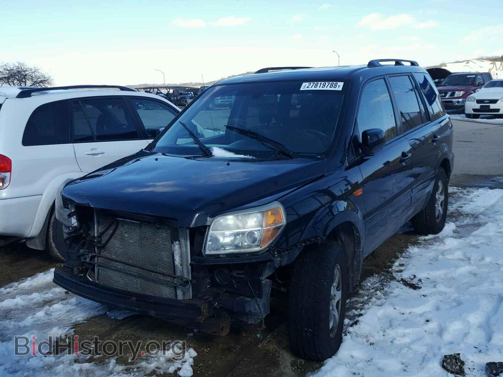 2006 HONDA PILOT - VIN: 2HKYF18666H548709 - Фото 2