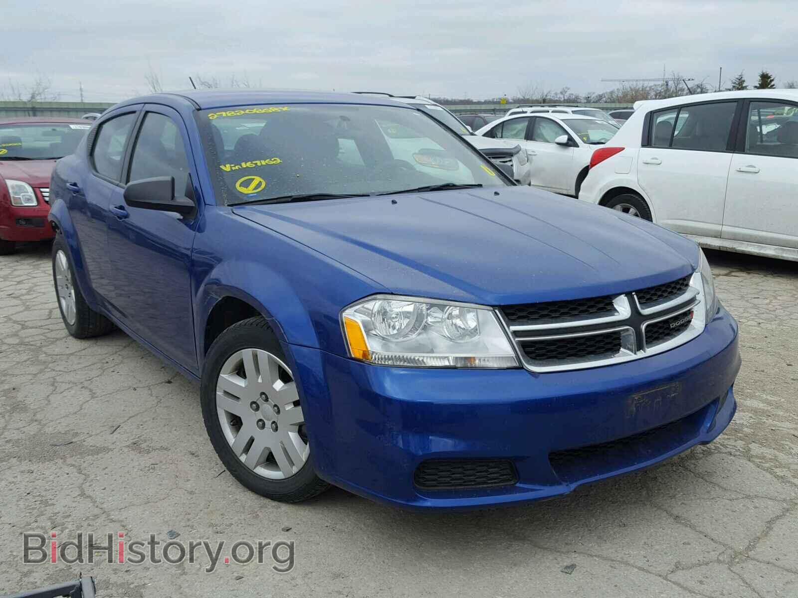 Фотография 1C3CDZAB8EN167162 - DODGE AVENGER 2014