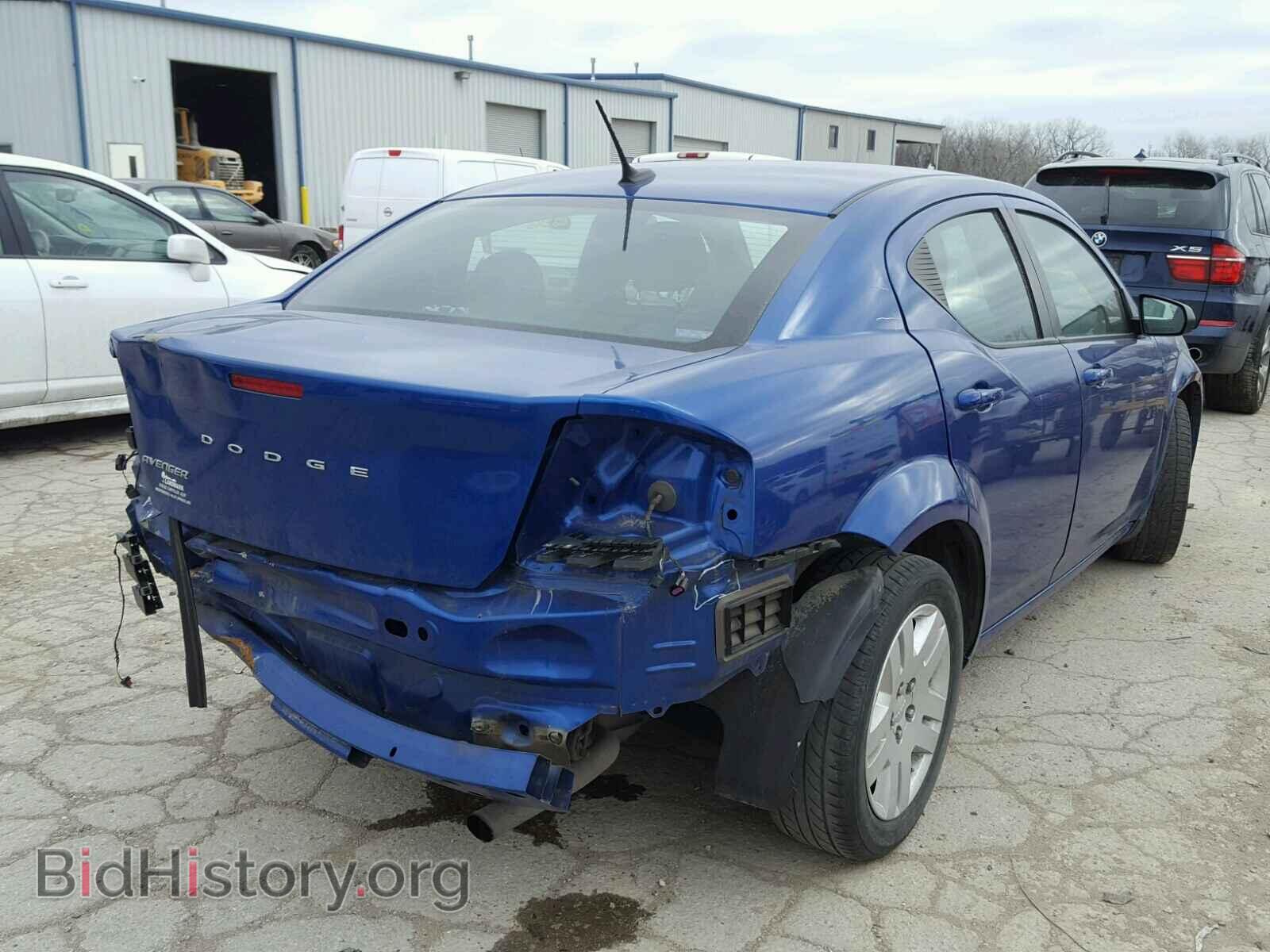 2014 DODGE AVENGER - VIN: 1C3CDZAB8EN167162 - Фото 4