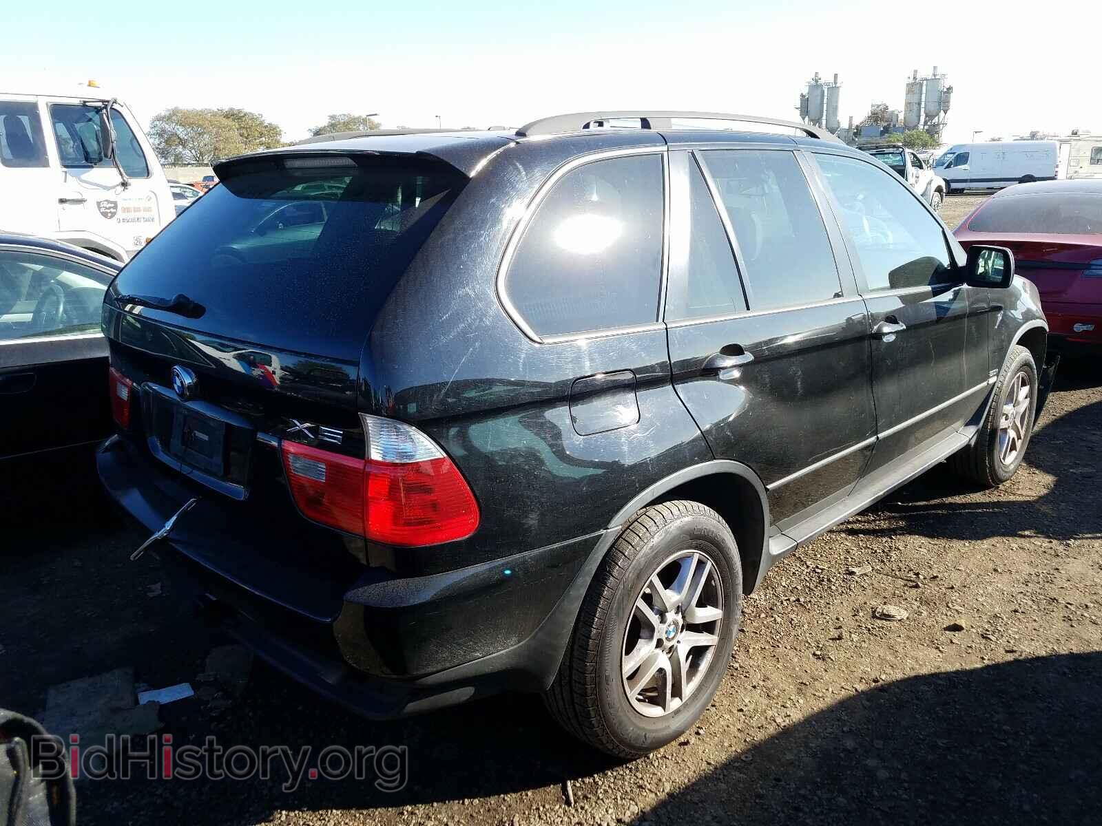 2005 BMW X5 - VIN: 5UXFA13565LY02111 - Фото 4