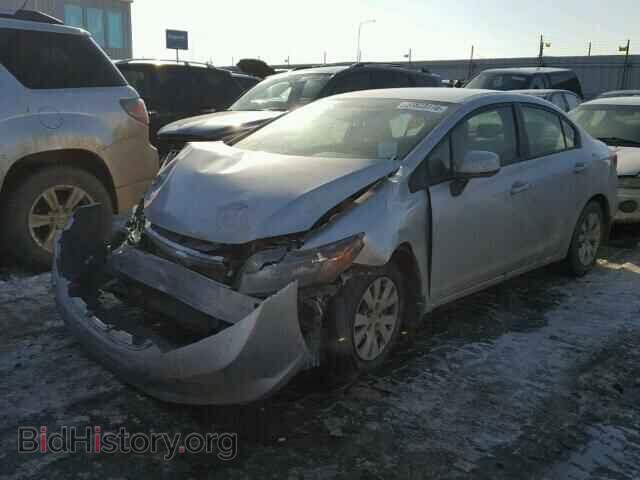 2012 HONDA CIVIC LX - VIN: 2HGFB2F40CH052725 - Фото 2