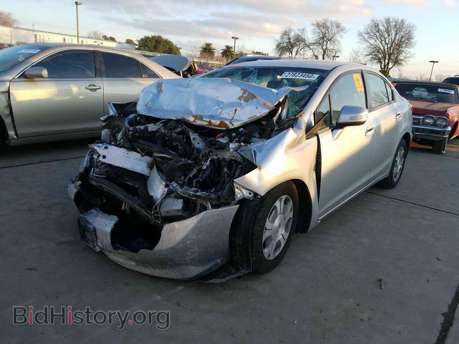 2012 HONDA CIVIC - VIN: JHMFB4F39CS003466 - Фото 2