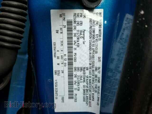 2012 FORD FOCUS - VIN: 1FAHP3F28CL450321 - Photo 10