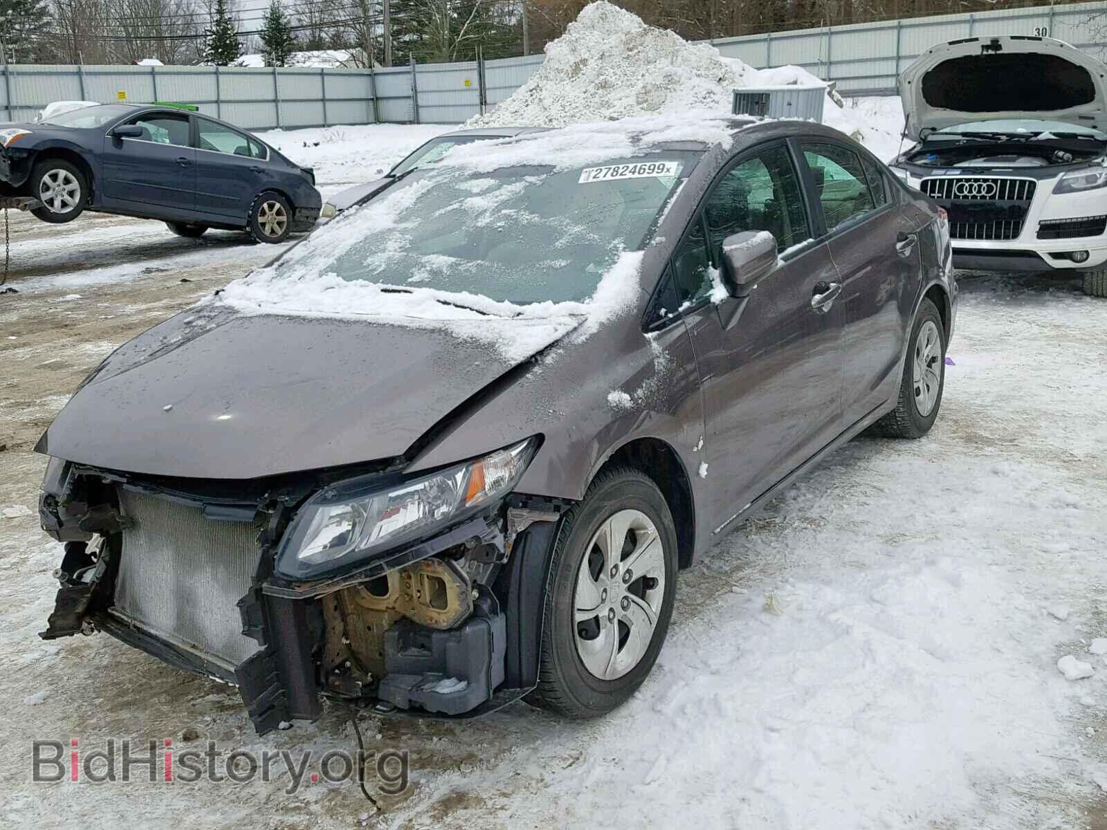 2014 HONDA CIVIC LX - VIN: 2HGFB2F55EH512005 - Фото 2