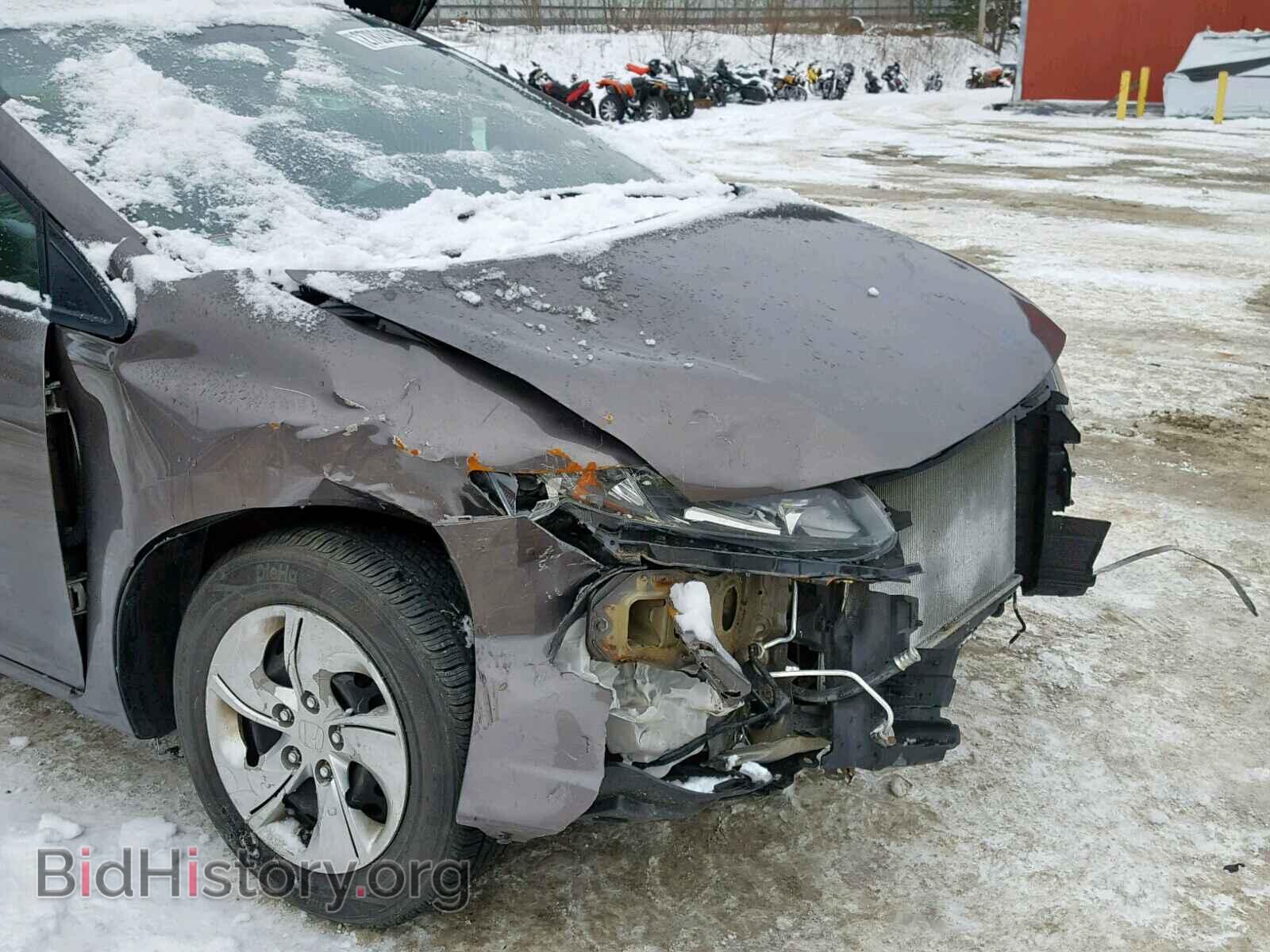 2014 HONDA CIVIC LX - VIN: 2HGFB2F55EH512005 - Фото 9