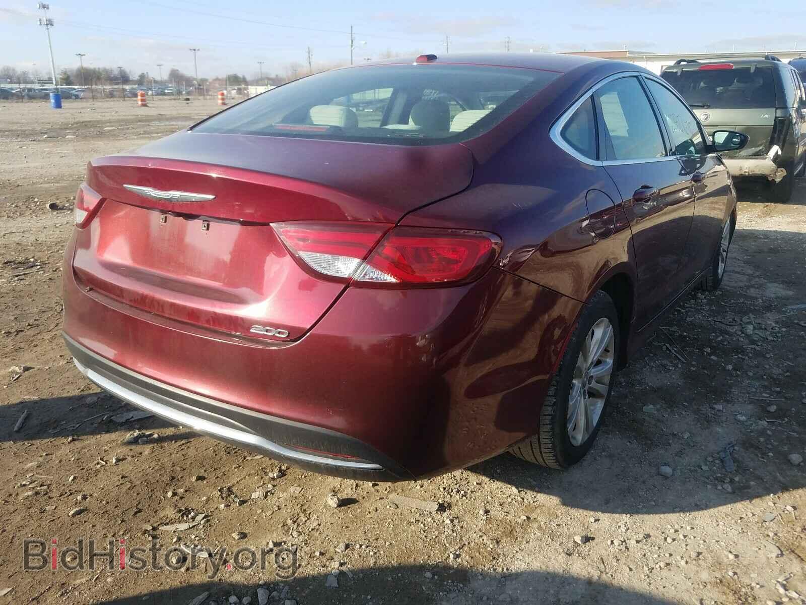 2015 CHRYSLER 200 - VIN: 1C3CCCAB8FN743138 - Фото 4
