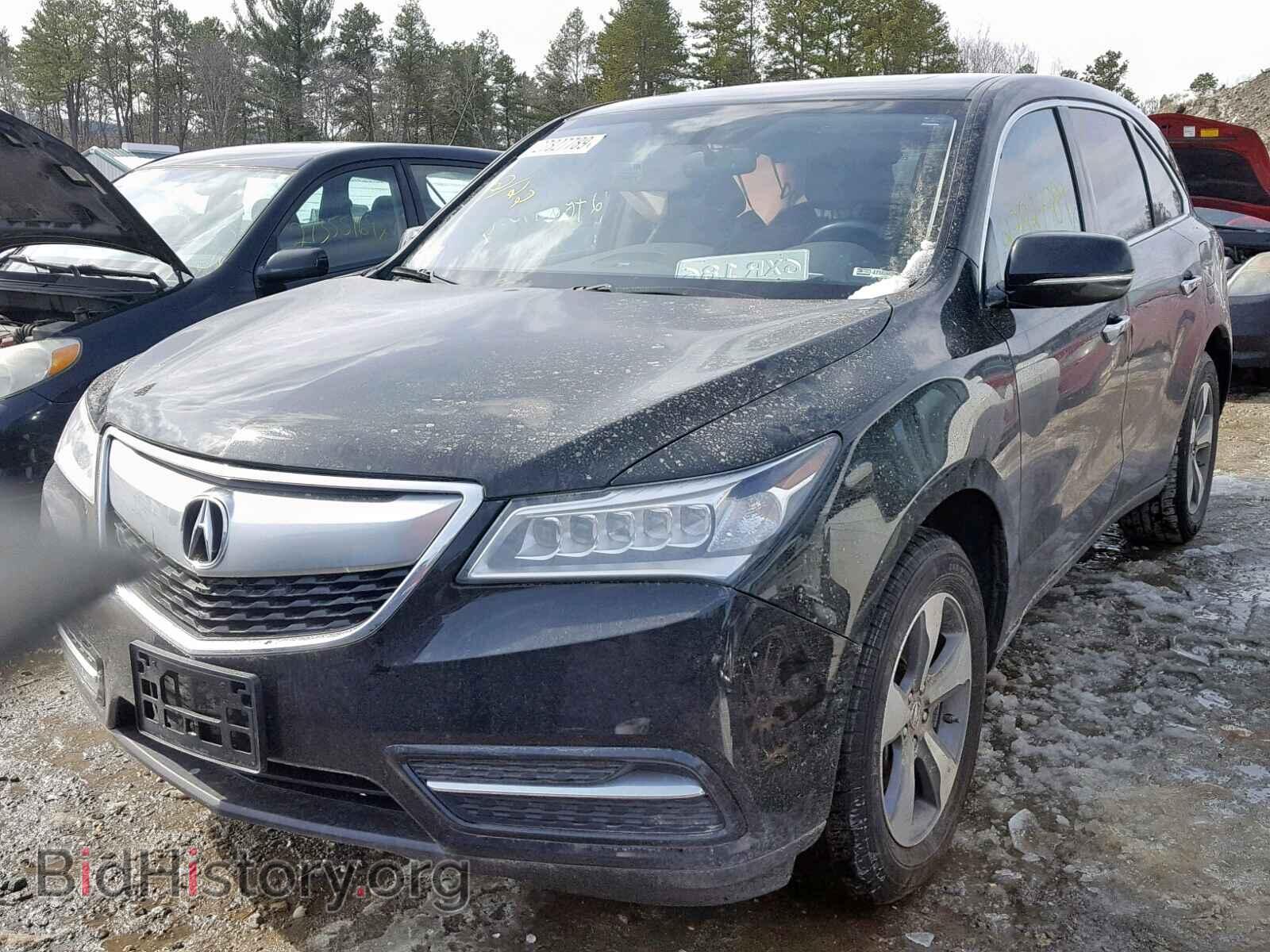 2014 ACURA MDX - VIN: 5FRYD4H25EB037265 - Фото 2