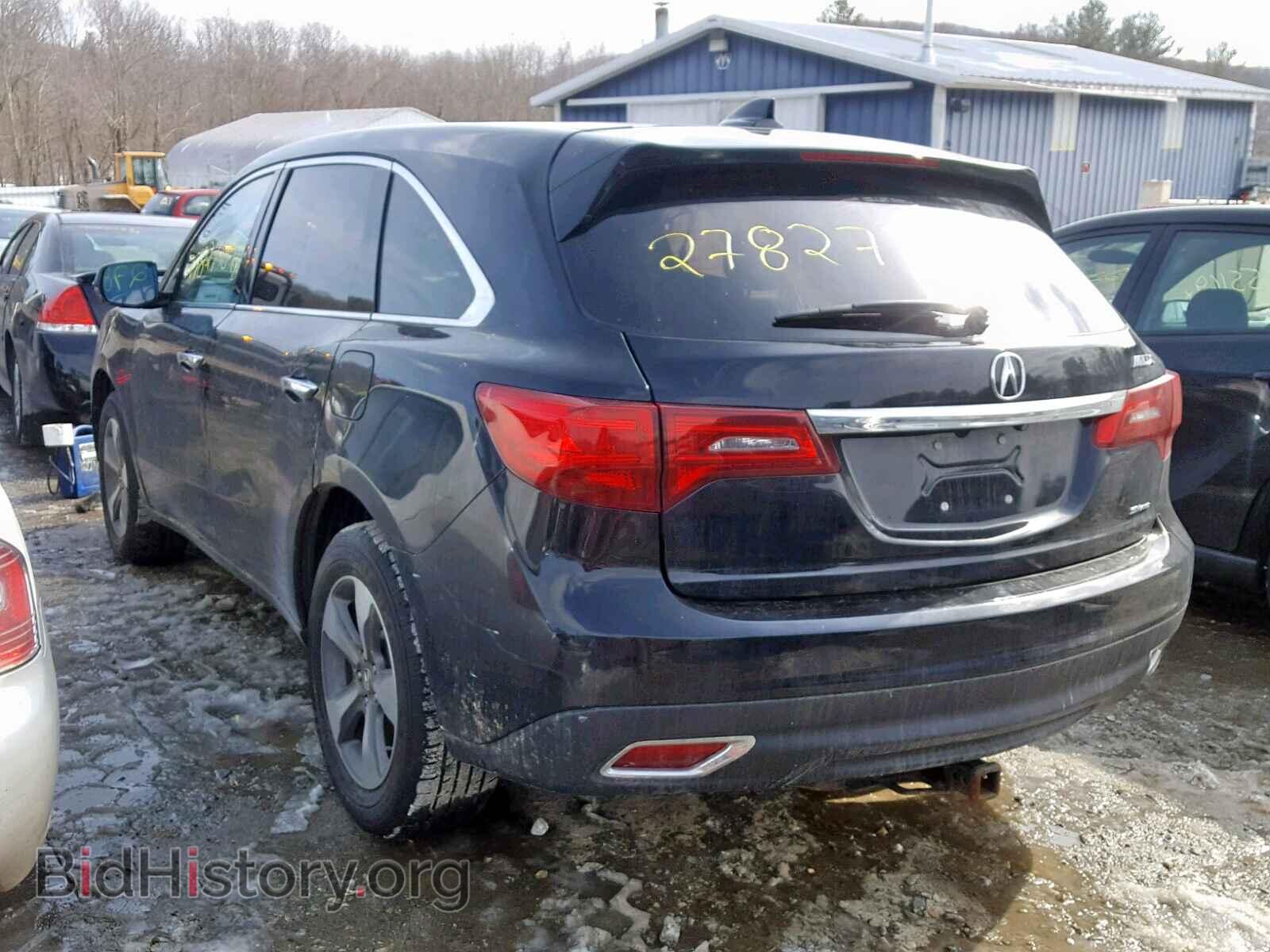 2014 ACURA MDX - VIN: 5FRYD4H25EB037265 - Фото 3