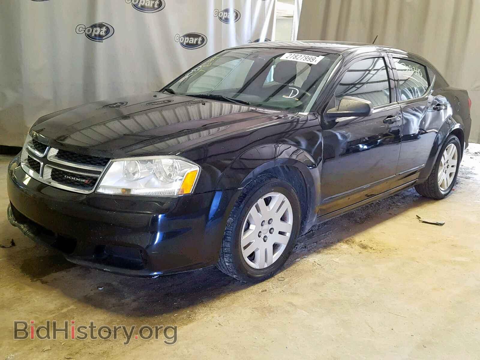 2012 DODGE AVENGER - VIN: 1C3CDZAB6CN323809 - Фото 2