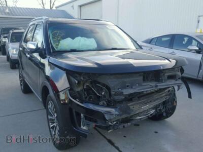 2016 Ford EXPLORER Explorer P, черный — VIN 1FM5K8HT3GGA75639, Copart