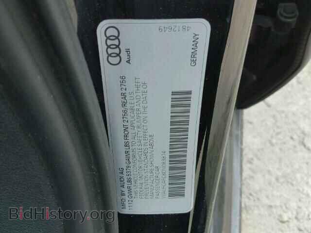 2013 AUDI A6 - VIN: WAUFGAFC8DN083874 - Фото 10