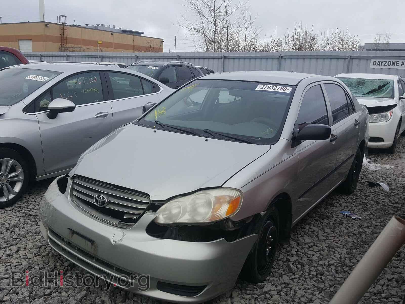 2003 TOYOTA COROLLA - VIN: 2T1BR32E83C707074 - Фото 2