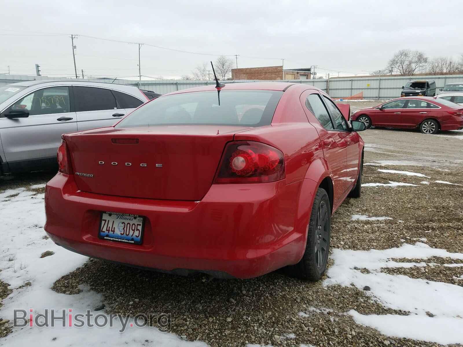 2014 DODGE AVENGER - VIN: 1C3CDZAB3EN216445 - Фото 4