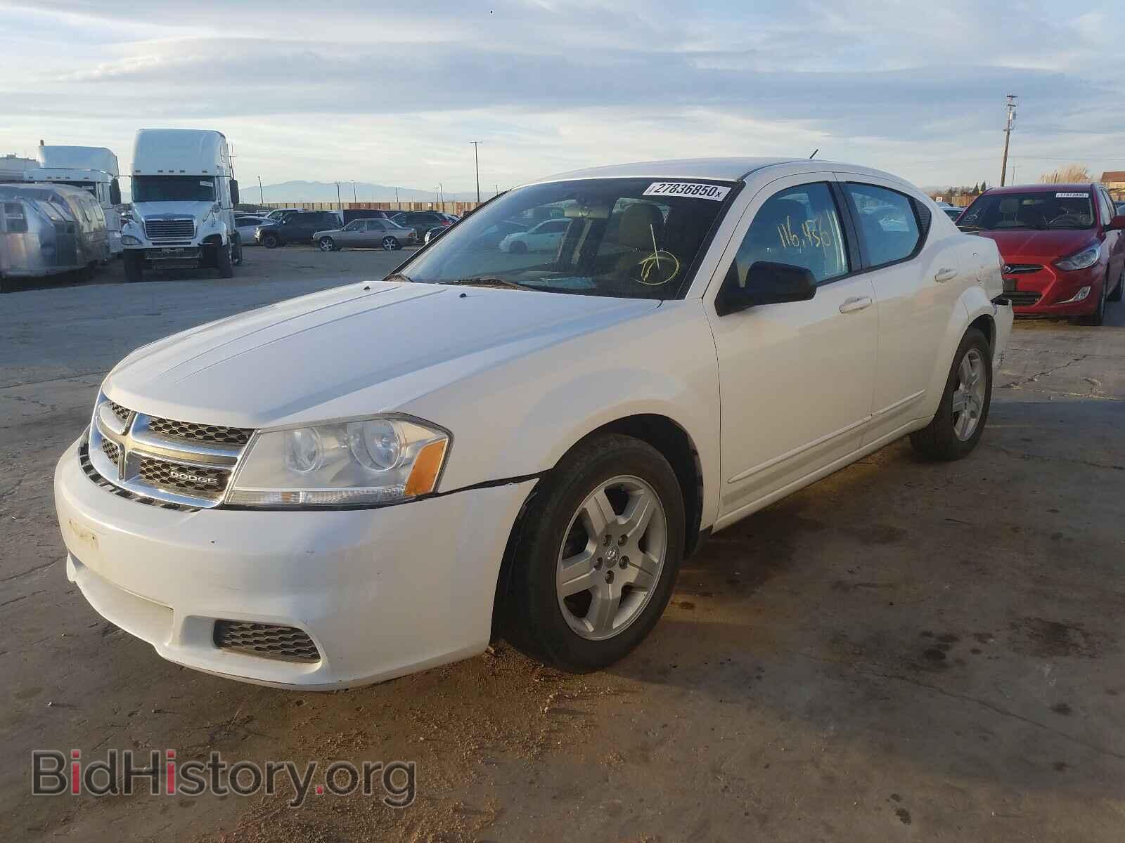 2012 DODGE AVENGER - VIN: 1C3CDZAB3CN154073 - Photo 2