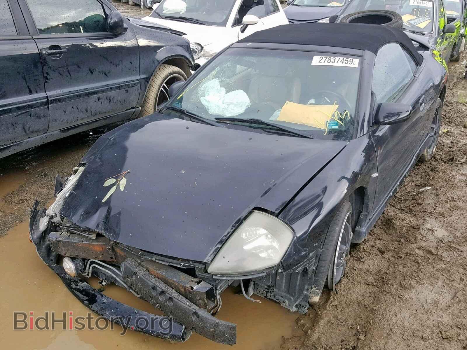 2001 MITSUBISHI ECLIPSE - VIN: 4A3AE85H21E146405 - Фото 2