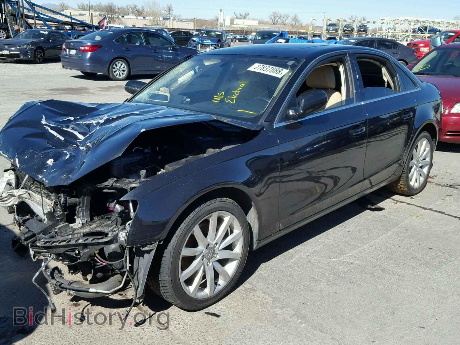 2013 AUDI A4 - VIN: WAUFFAFL8DN019093 - Фото 2