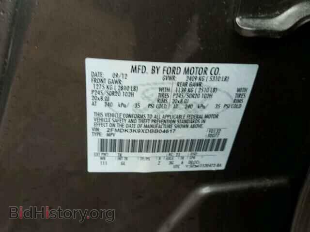 2013 FORD EDGE - VIN: 2FMDK3K9XDBB04617 - Photo 10