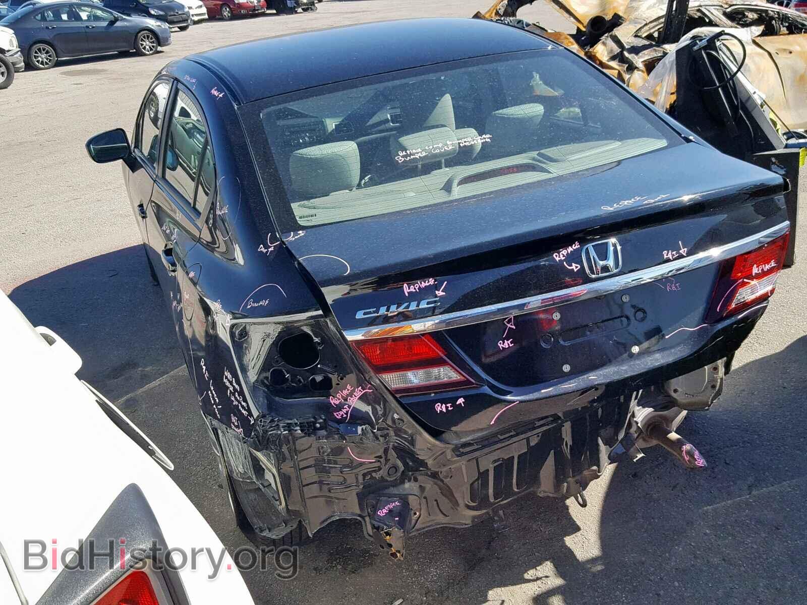 2014 HONDA CIVIC LX - VIN: 19XFB2F5XEE230176 - Фото 3