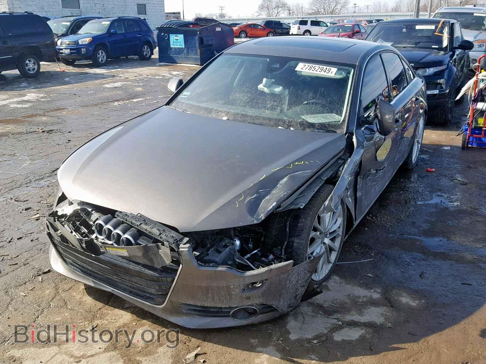 2012 AUDI A6 - VIN: WAUBGAFC0CN020376 - Фото 2