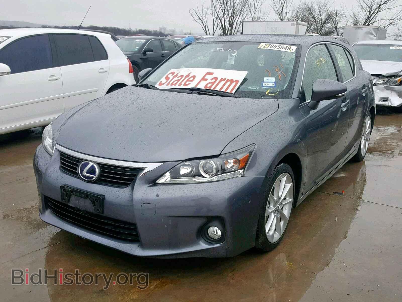 2013 LEXUS CT 200 - VIN: JTHKD5BH4D2168634 - Фото 2