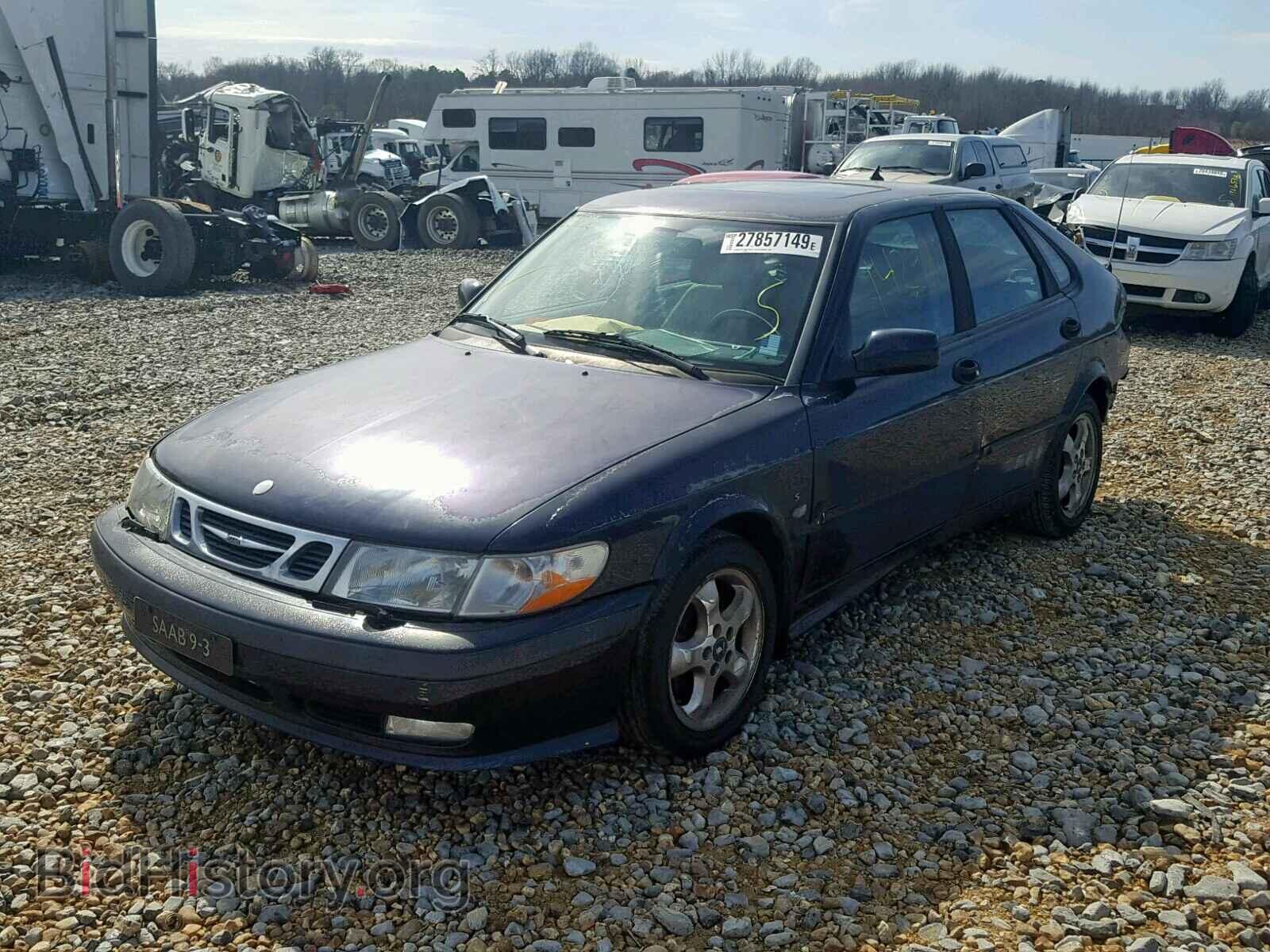2001 SAAB 9 3 - VIN: YS3DF58KX12025652 - Фото 2