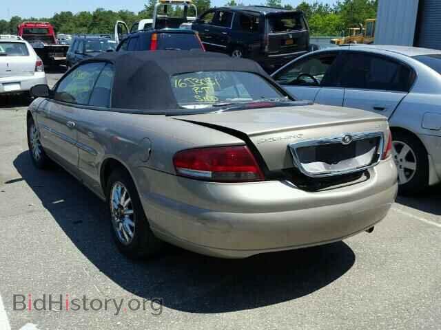 2003 CHRYSLER SEBRING - VIN: 1C3EL65RX3N525750 - Фото 3