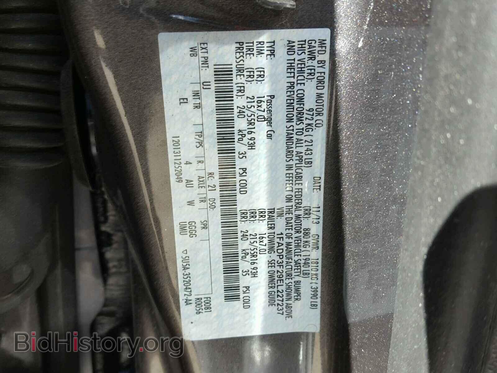 2014 FORD FOCUS - VIN: 1FADP3F29EL227237 - Photo 10