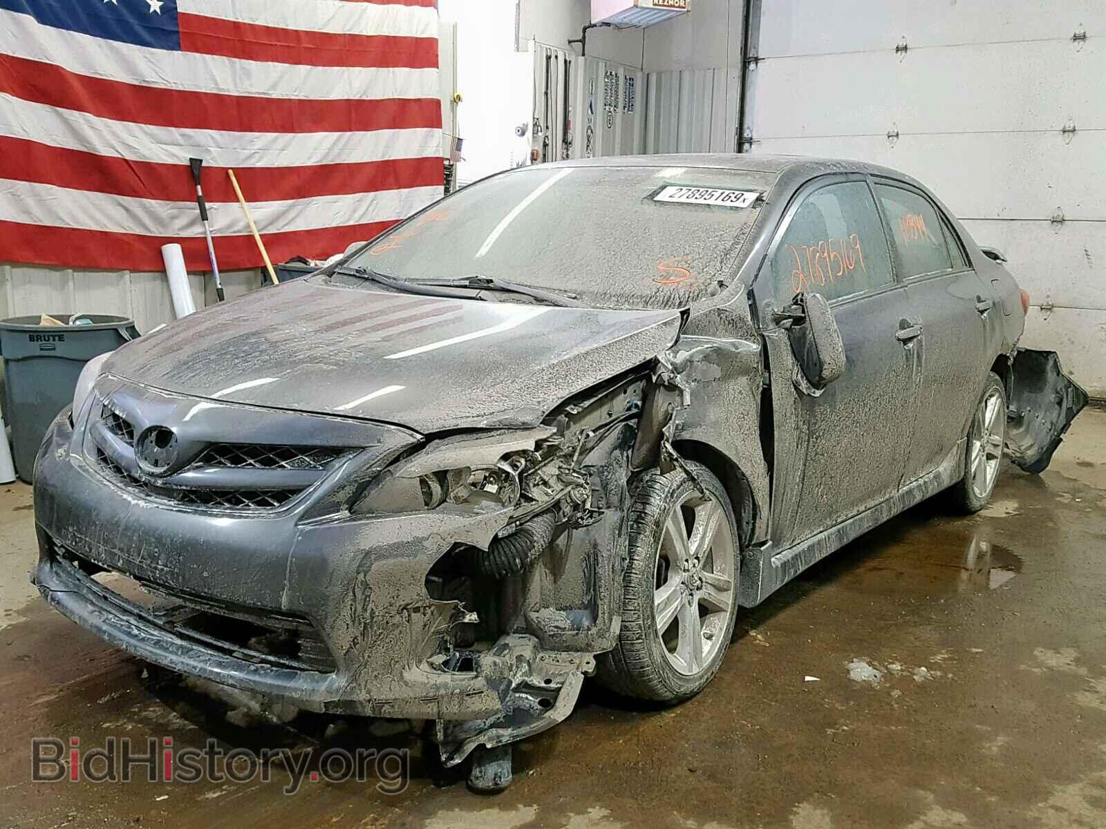2013 TOYOTA COROLLA BA - VIN: 2T1BU4EE5DC074017 - Фото 2